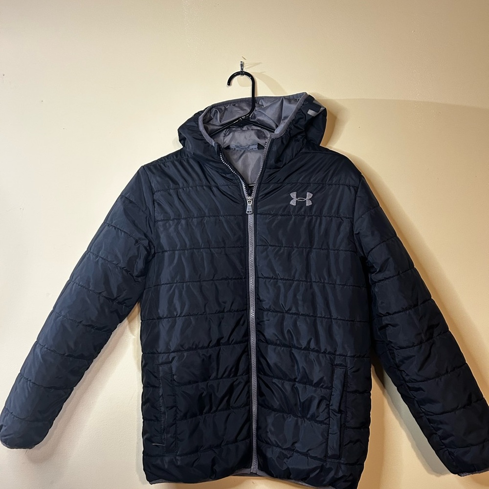 Under Armour Kids Dark Gray Puffer Jacket